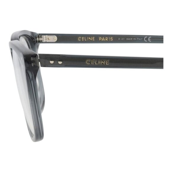 Celine Womens Square/Rectangle Blue Blue Transparent Fashion Designer Eyewear - Picture 4 of 4